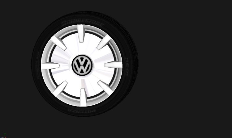 Volkswagen Beetle Jant 3D